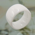 Fashion Hot Selling White Ceramic Ring Anillos de pareja